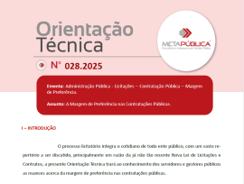 Imagem da notícia ORIENTAÇÃO TÉCNICA Nº 028.2025